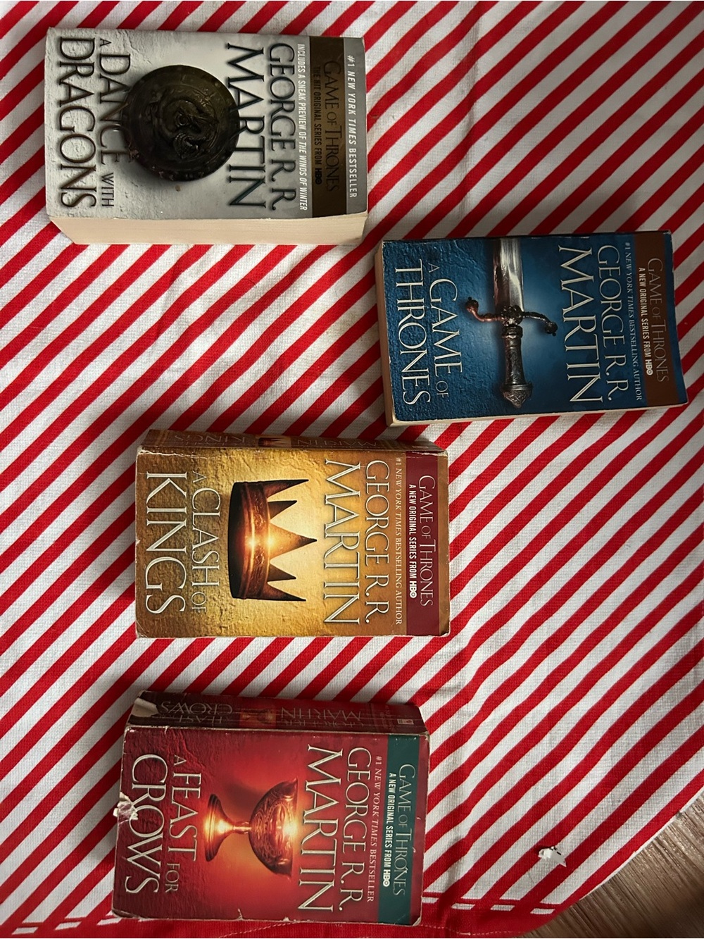 George R.R Martin Game of thrones books